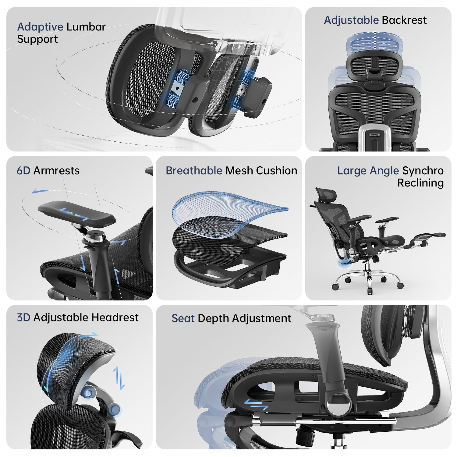 Marrap M6 Dynamic Support Ergonomic Chair